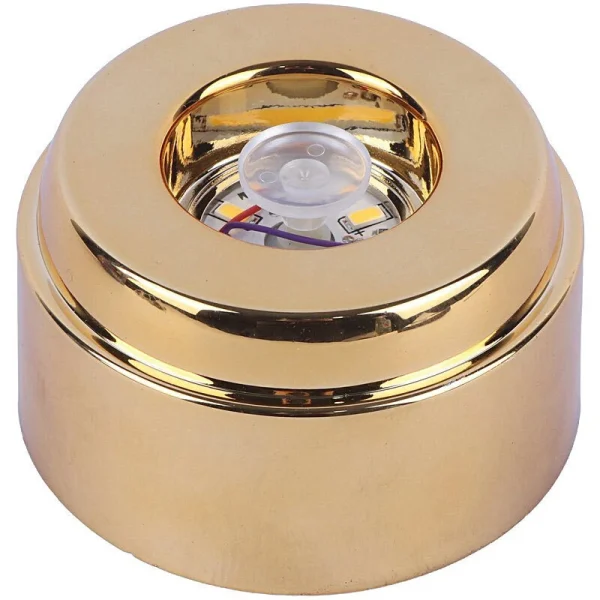 گوی شیشه ای چراغ دار گردان 8cm - تصویر 3