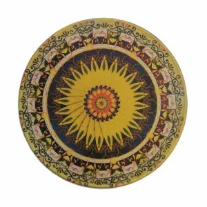 موس طرح فرش زرد